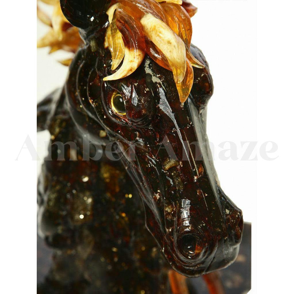 Amber Symbol of Luck ( horse head)