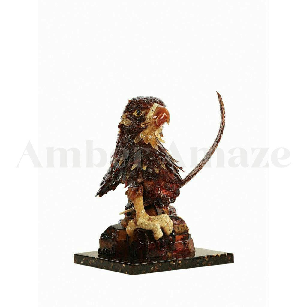 Figurine "Head of an eagle with a feather"