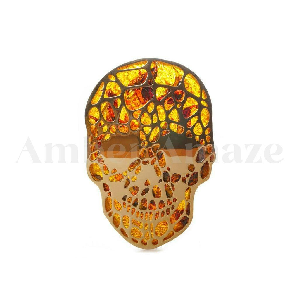 Lamp mosaic "Skull"