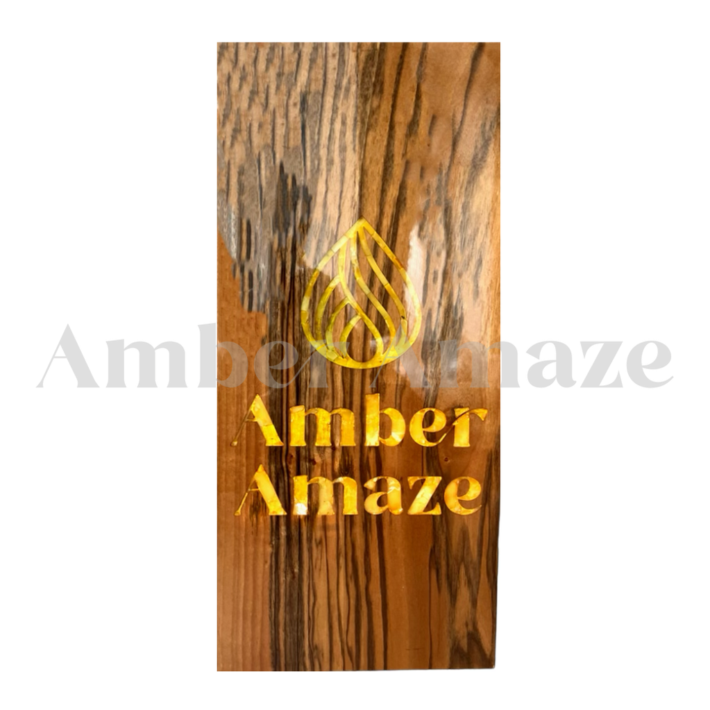 Amber Amaze Backgammon Set